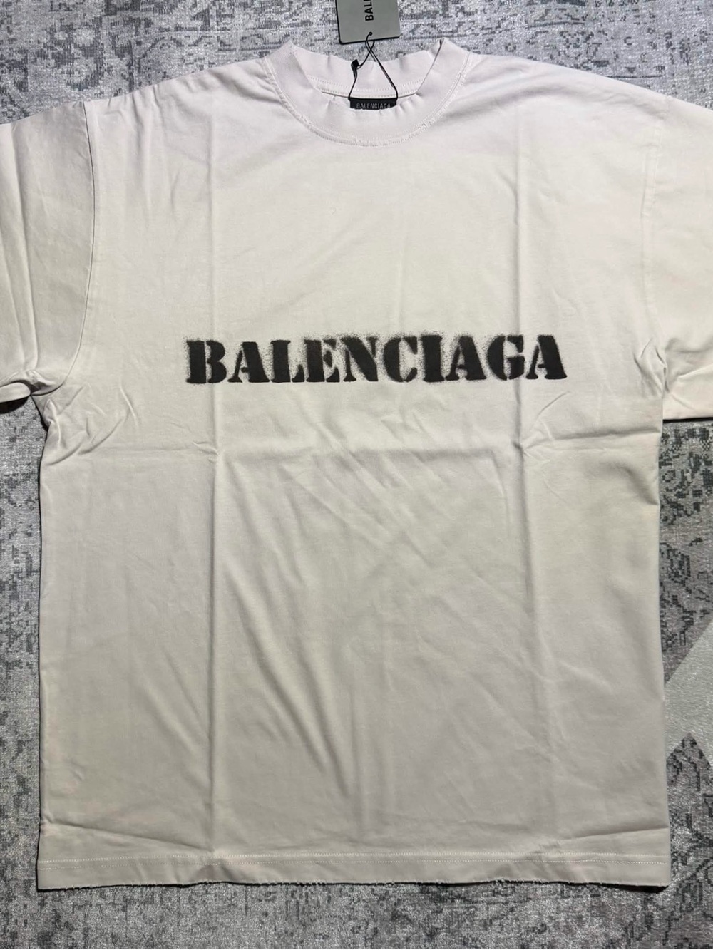 Balenciaga Men's Spray Paint T-Shirt